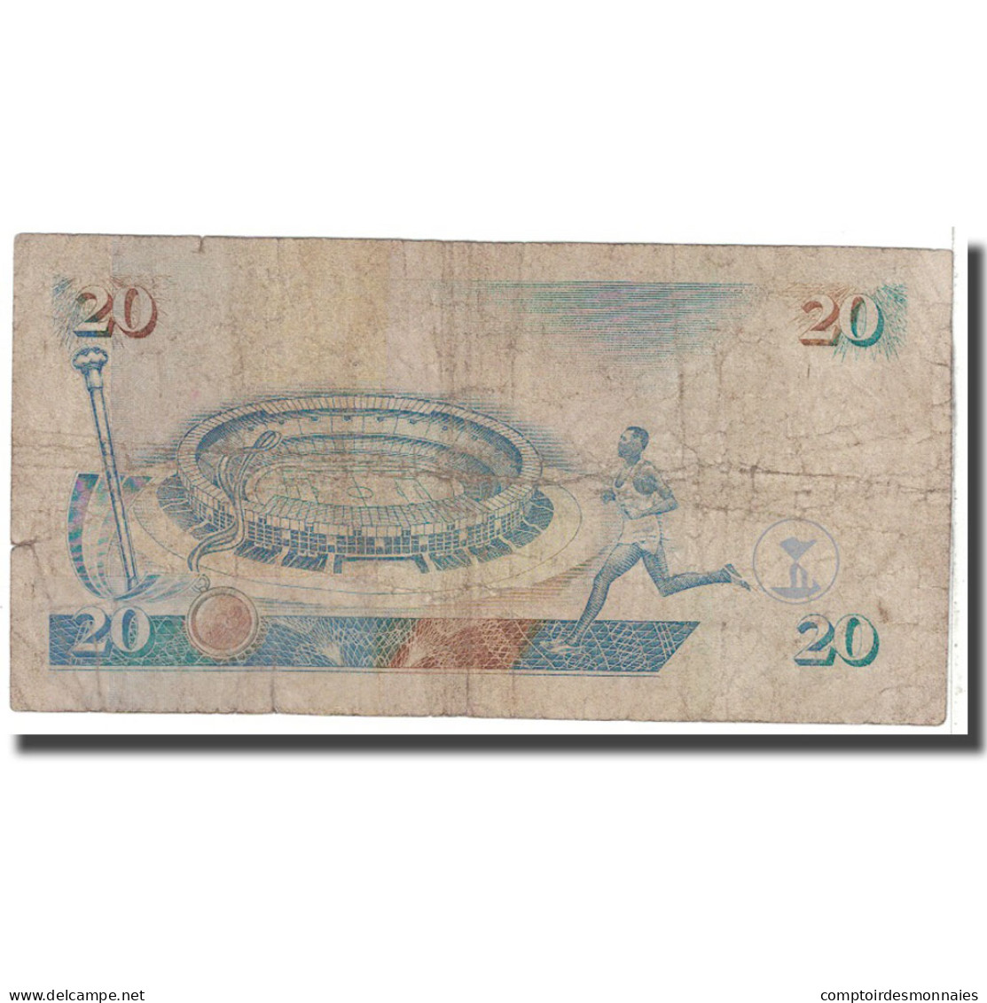 Billet, Kenya, 20 Shillings, 1995, 1995-07-01, KM:32, B - Kenya