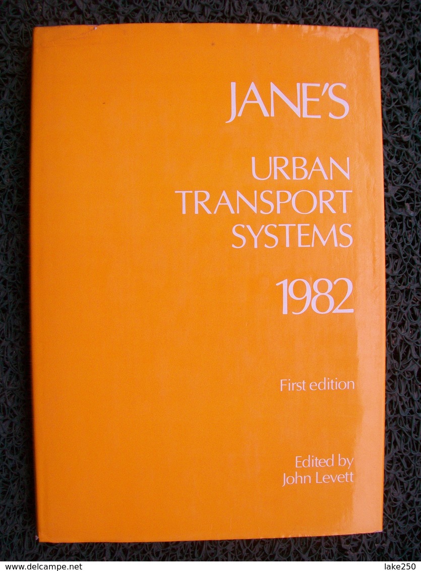 JANE'S URBAN TRANSPORT SYSTEMS 1982 - Verkehr