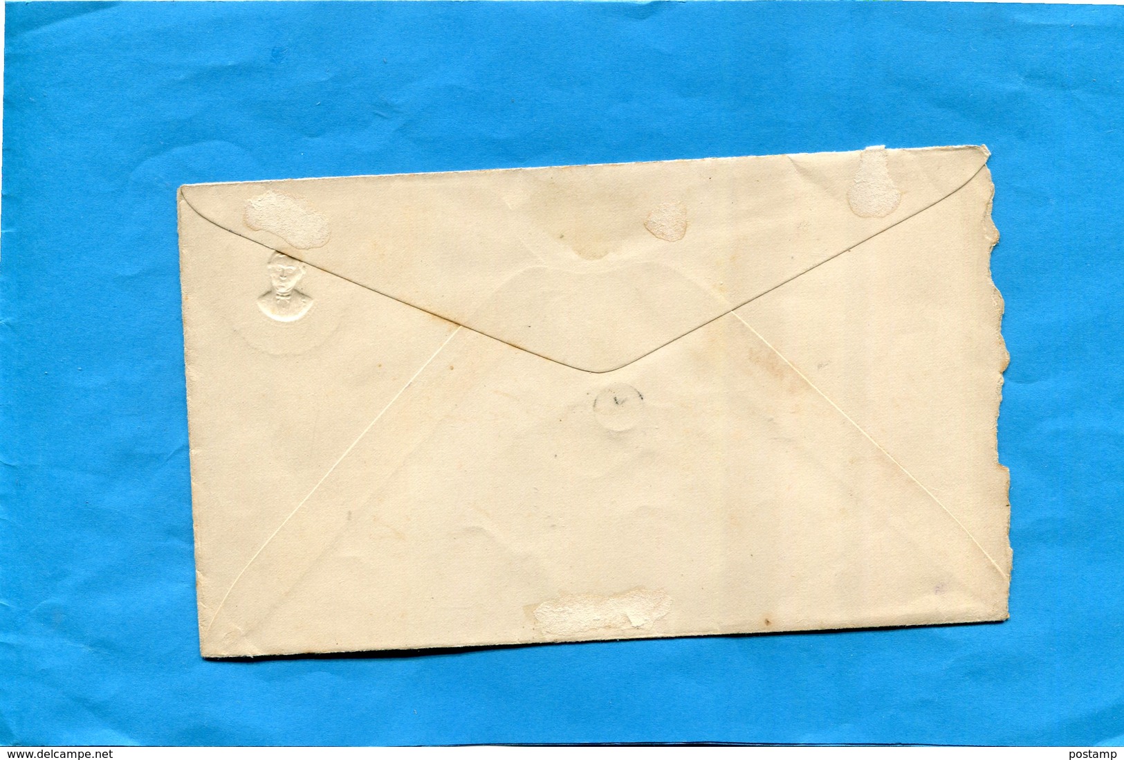 EQUATEUR-lettre  - Entier Postal Stationnery- 5c Bleu- Gaufré-1895-96-voyagé Pour Guayaquil - Equateur
