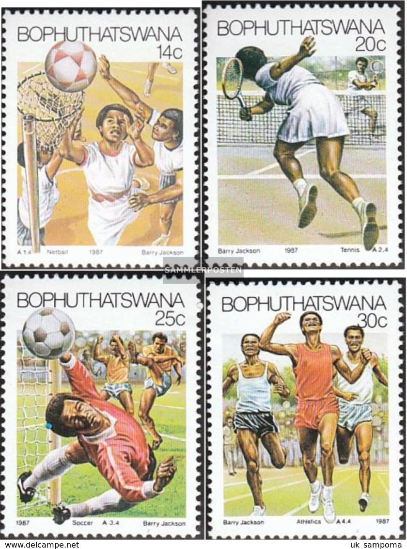 Bophuthatswana 181-184 (complete.issue.) FDC 1987 Sports - Bophuthatswana