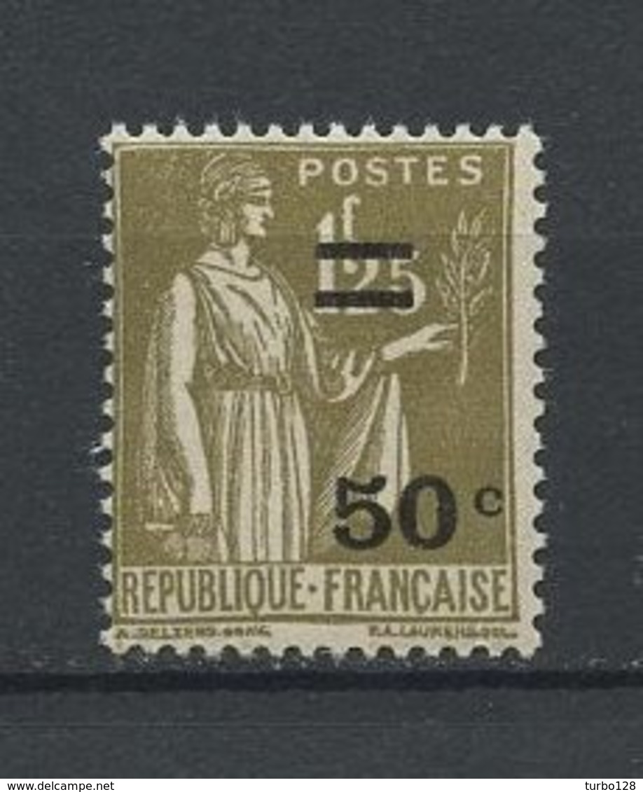 FRANCE 1934 N° 298 ** Neuf MNH Superbe C 8 € Type Paix Surchargé - Ongebruikt