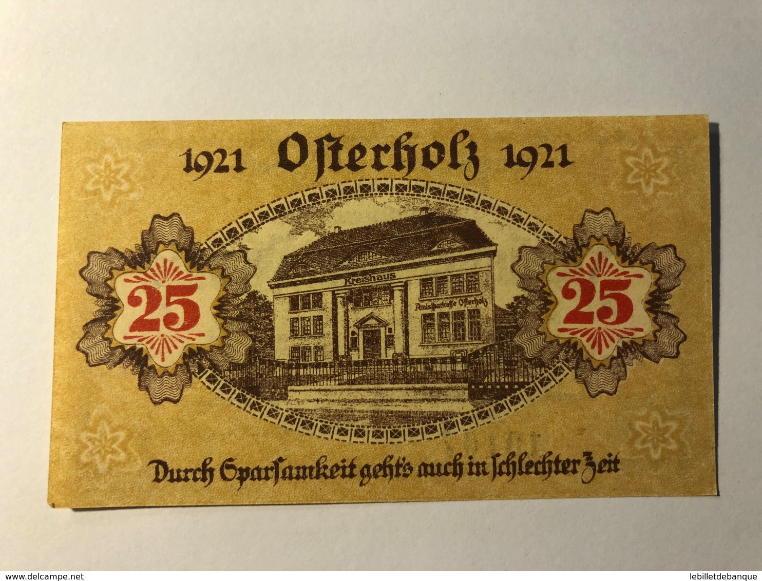 Allemagne Notgeld Osterholz 25 Pfennig - Collections