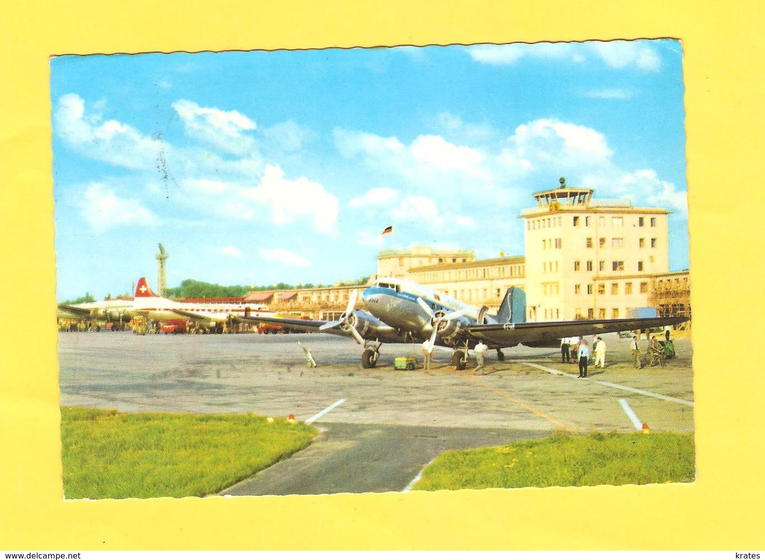 Postcard - Aerodromes, Dusseldorf   (V 33583) - Aerodromes