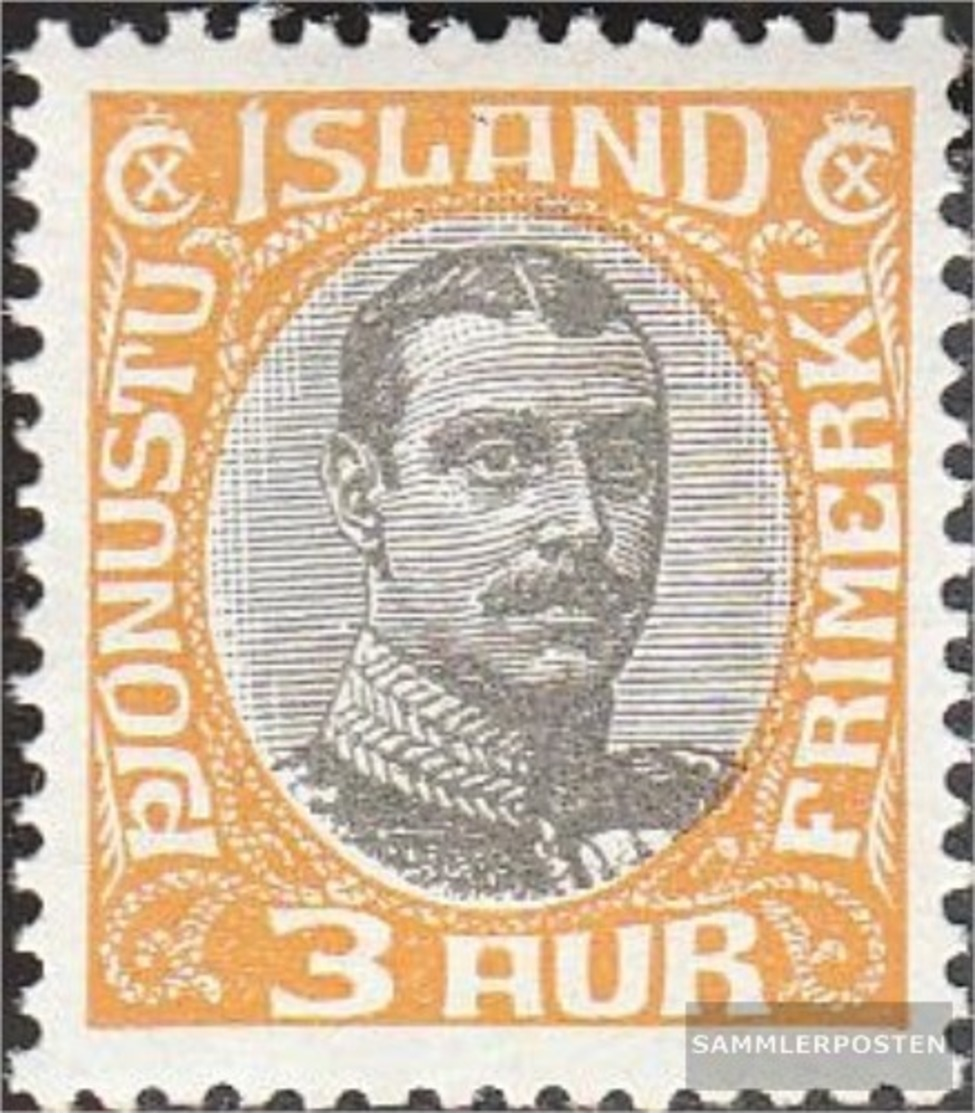 Island D33 MNH 1920 Re Christian X. Francobolli - Ungebraucht