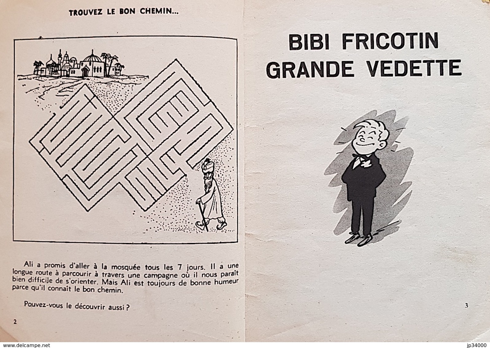 BIBI FRICOTIN N° 3: Grande Vedette / Chez Les Chinois. Edition Petit Format 1968 - Bibi Fricotin