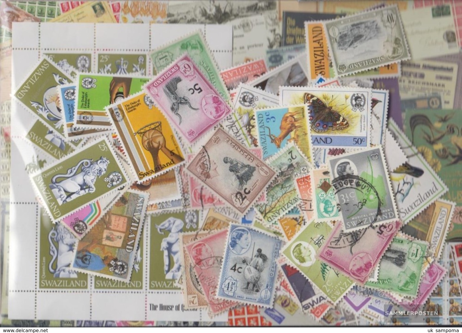 Swasiland Stamps-100 Different Stamps - Swasiland (...-1967)