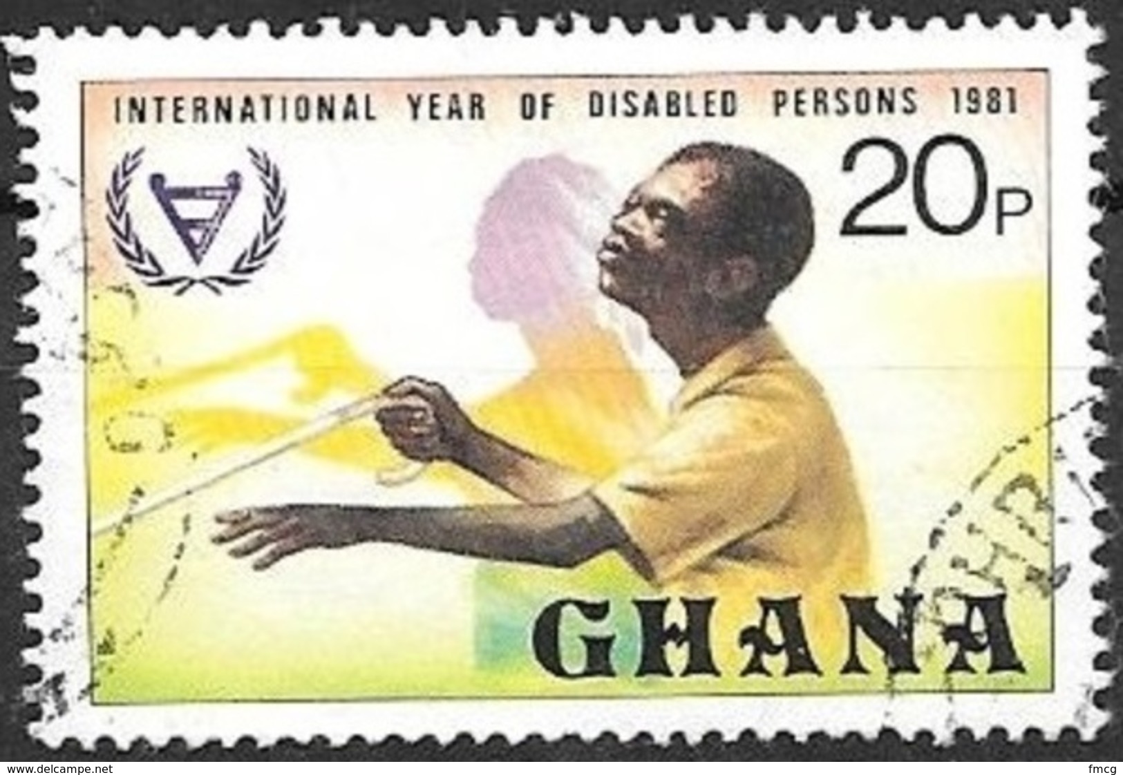 1982 Disabled Persons, Used - Ghana (1957-...)