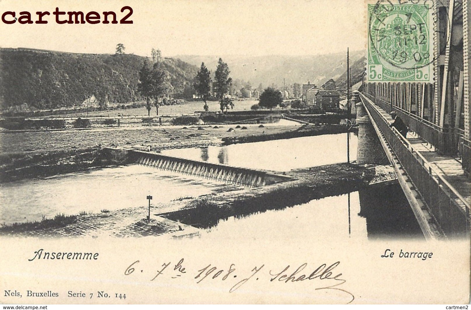 ANSEREMME LE BARRAGE 1900 - Autres & Non Classés