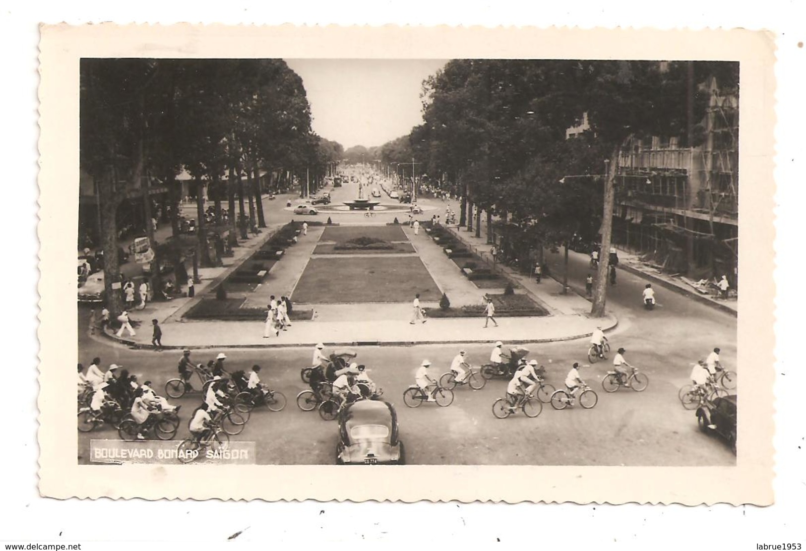 Saigon-Boulevard Bonard- Cyclistes--(C.7706) - Viêt-Nam