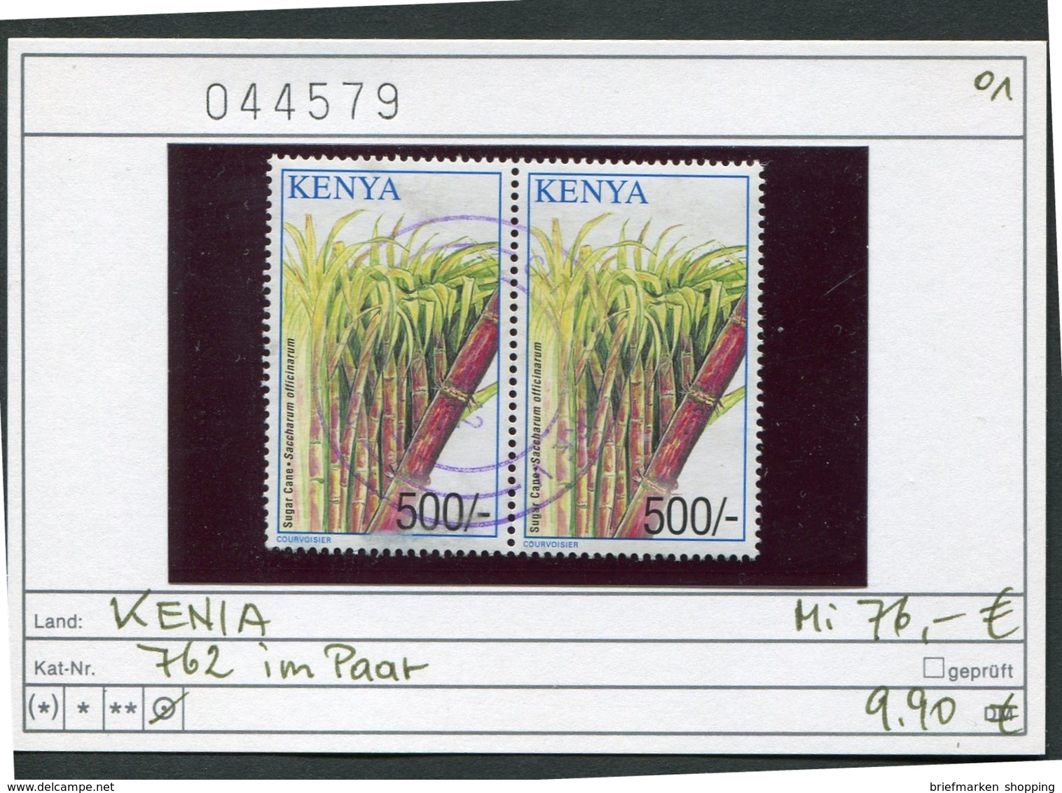 Kenia 2001 - Kenya 2001 - Michel 762 Paar / Pair - Oo Oblit. Used Gebruikt - Früchte - - Kenia (1963-...)