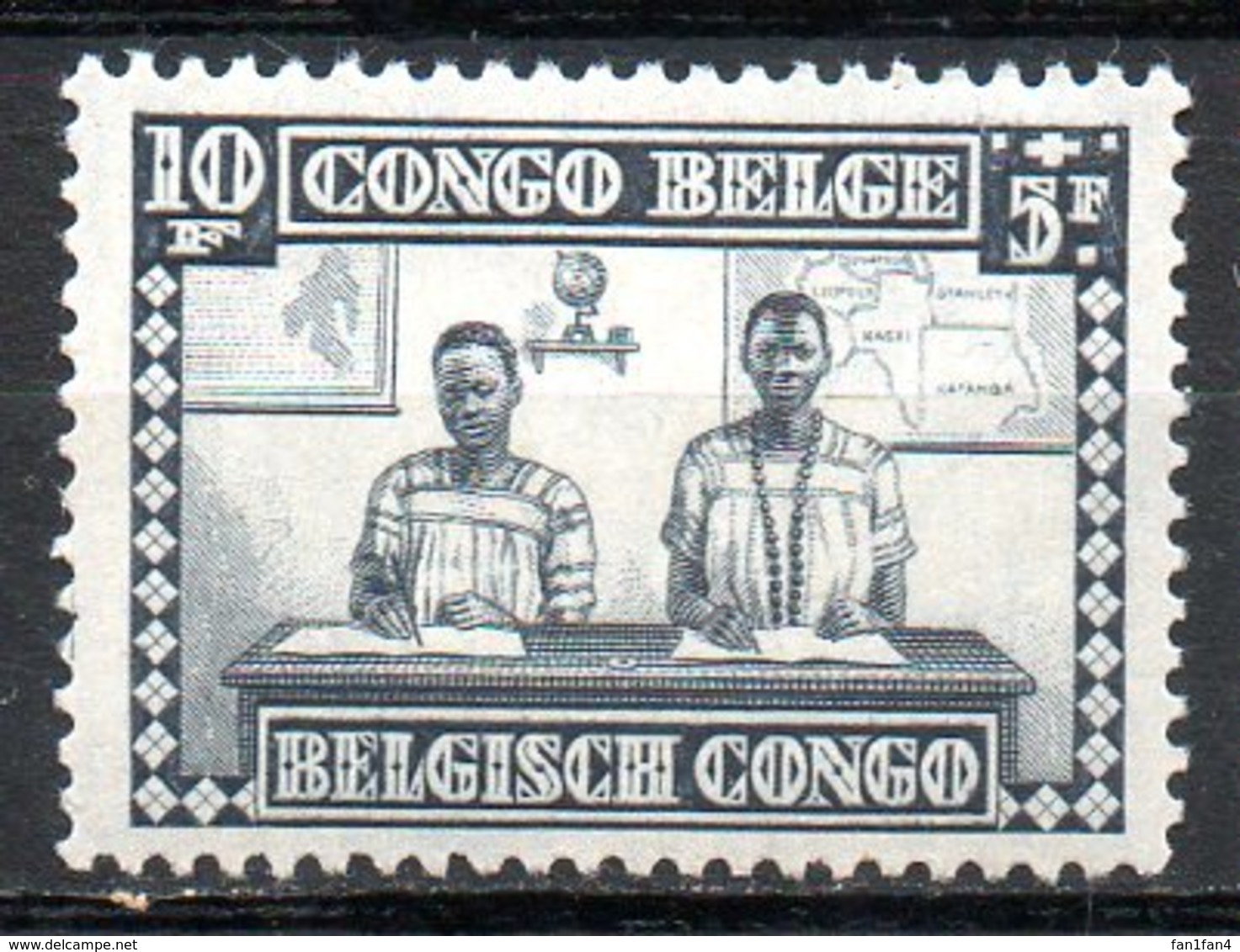 CONGO BELGE - (Colonie Belge) - 1930 - N° 158 - (Au Profit Des Oeuvres De Protection Des Indigènes) - 1884-1894