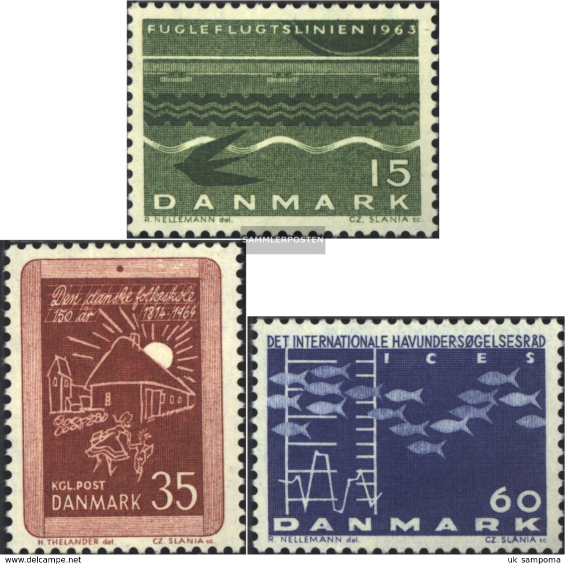 Denmark 413x,414x,420x,423x (complete.issue.) Unmounted Mint / Never Hinged 1963 Special Stamps - Neufs