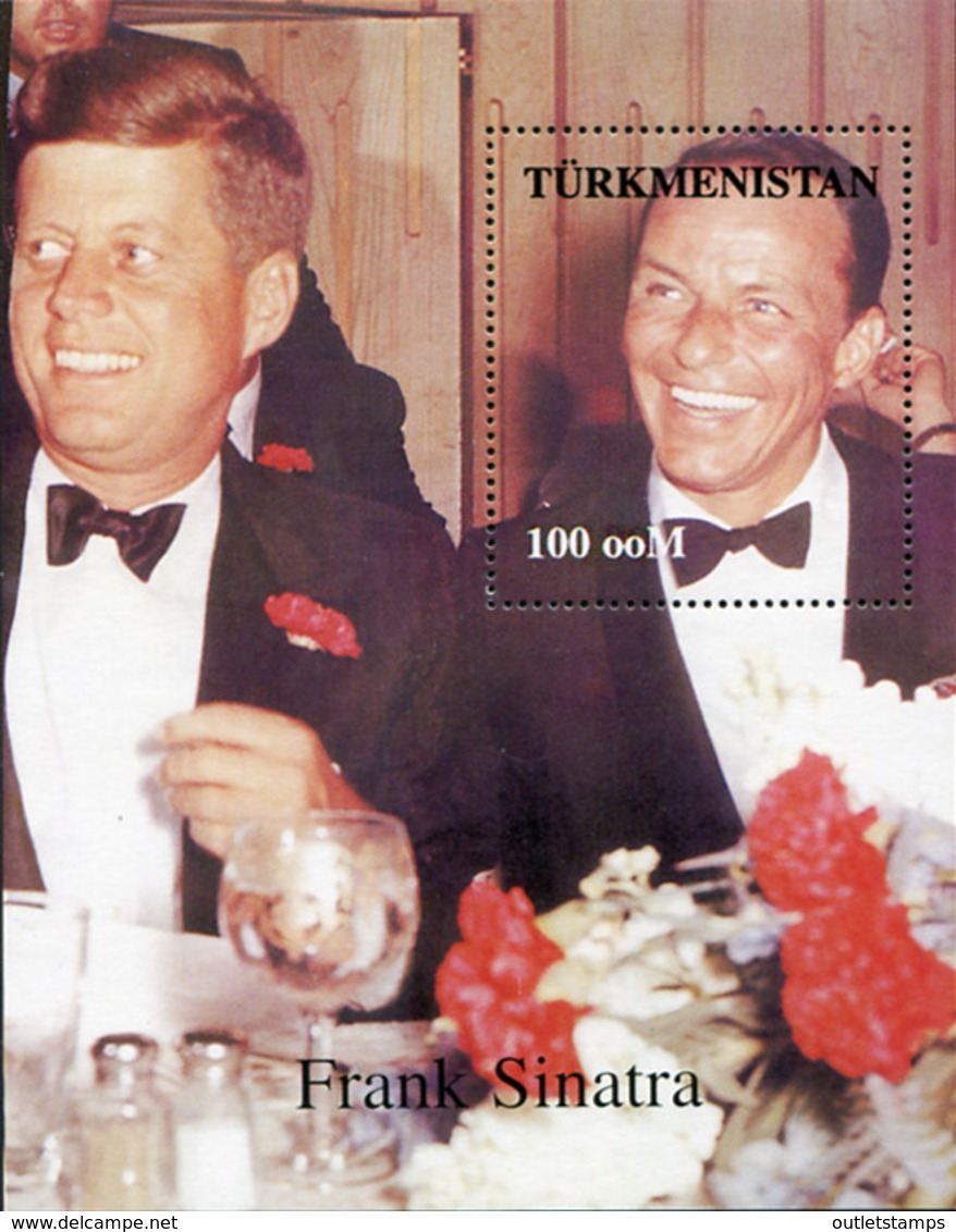 Ref. 587724 * NEW *  - TURKMENISTAN . 1998. TRIBUTE TO FRANK SINATRA. HOMENAJE A FRANK SINATRA - Turkmenistan