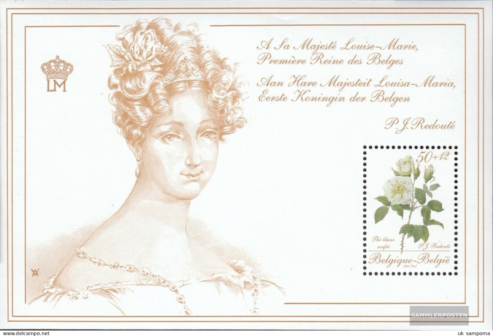 Belgium Block57 (complete Issue) Unmounted Mint / Never Hinged 1988 Rosen - 1961-2001