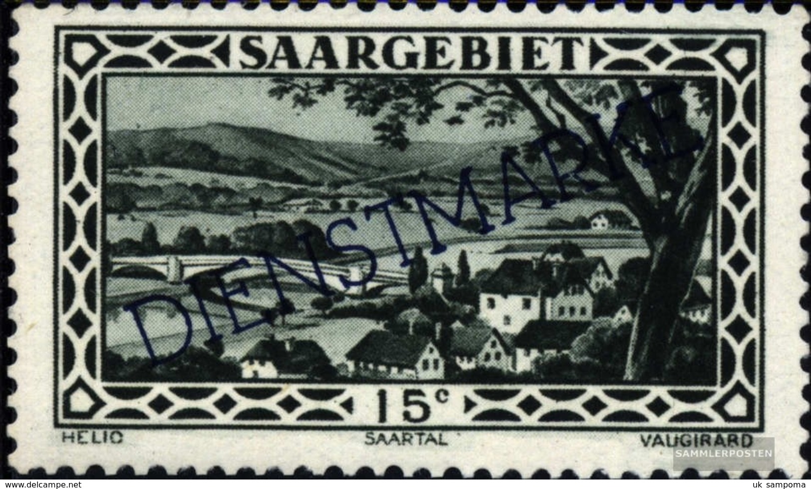 Saar D23 With Hinge 1929 Landscapes - Unused Stamps