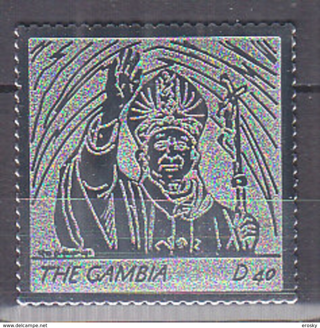 B0027 - GAMBIA Yv N°4436 ** PAPE JEAN PAUL II - Gambie (1965-...)