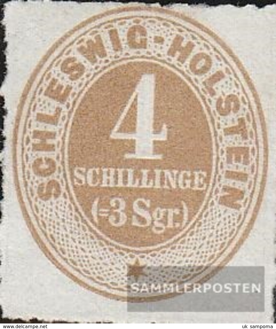 Schleswig-Holstein 12 Unused 1865 Drawing Numbers - Schleswig-Holstein