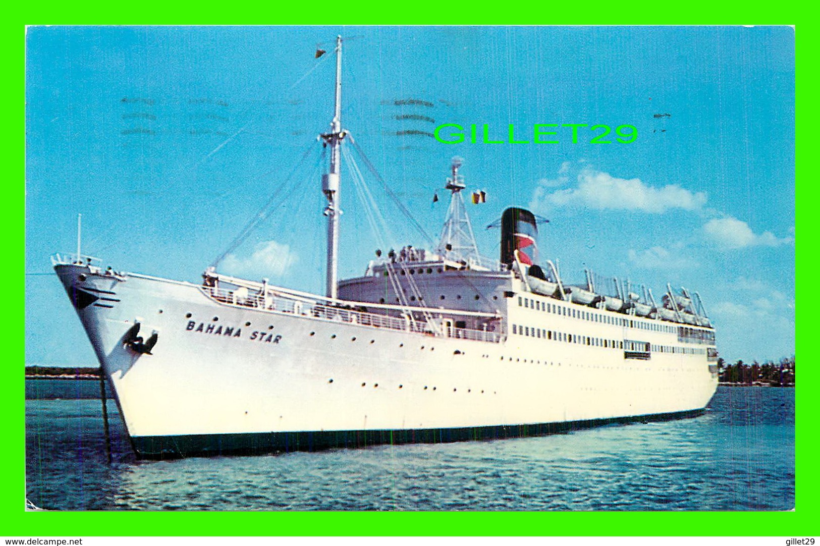 BATEAUX, SHIPS - S/S BAHAMA STAR - EASTERN STEAMSHIP CORP - TRAVEL - - Paquebots