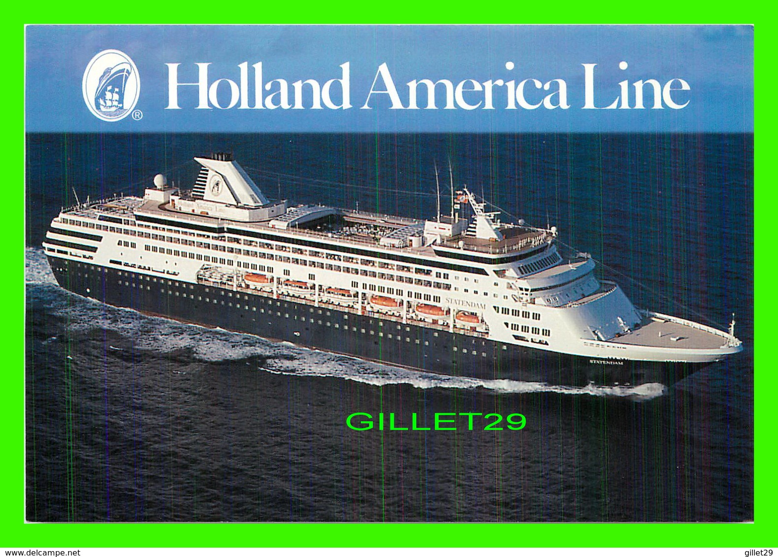 BATEAUX, SHIPS - M/S STATENDAM - HOLLAND AMERICA LINE - - Paquebots