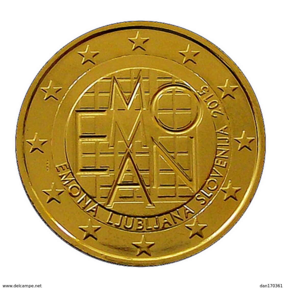 SLOVENIE 2015 - 2 EUROS COMMEMORATIVE - VILLE ROMAINE EMMONA - PLAQUE OR - Slovenia