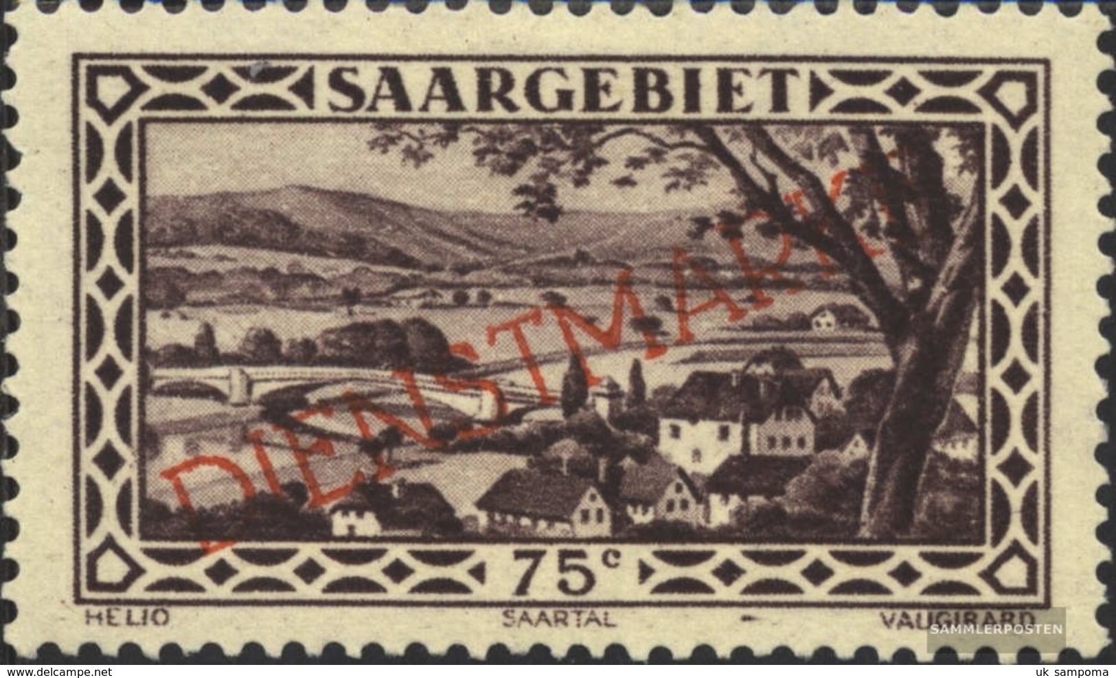 Saar D30a With Hinge 1929 Landscapes - Unused Stamps