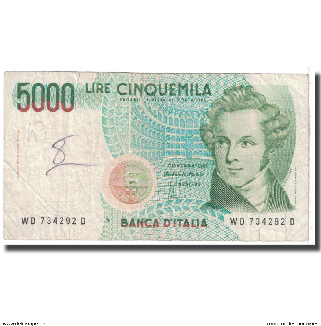 Billet, Italie, 5000 Lire, 1985, 1985-01-04, KM:111c, TB - 5.000 Lire