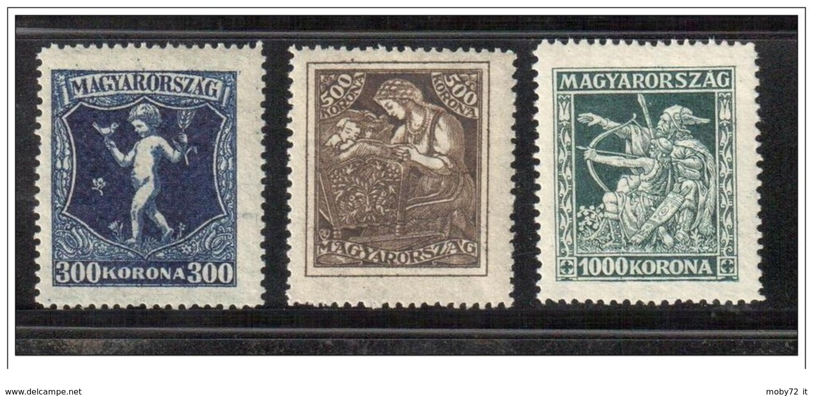 Ungheria - 1924 - Nuovo/new MH - Tubercolosi - Mi N. 380/82 - Unused Stamps
