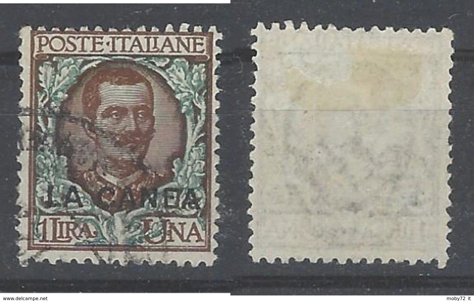 Italia - La Canea - 1905 - Usato/used - Sovrastampato - Sass. 12 - La Canea