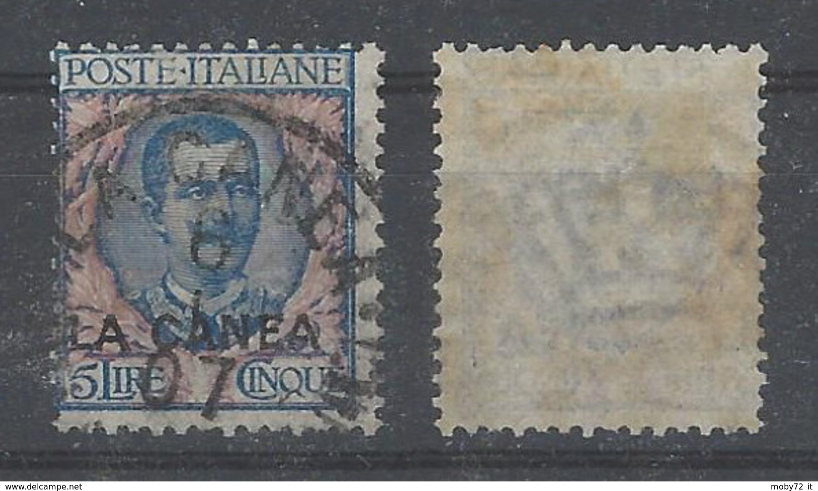 Italia - La Canea - 1905 - Usato/used - Sovrastampato - Sass. 13 - La Canea