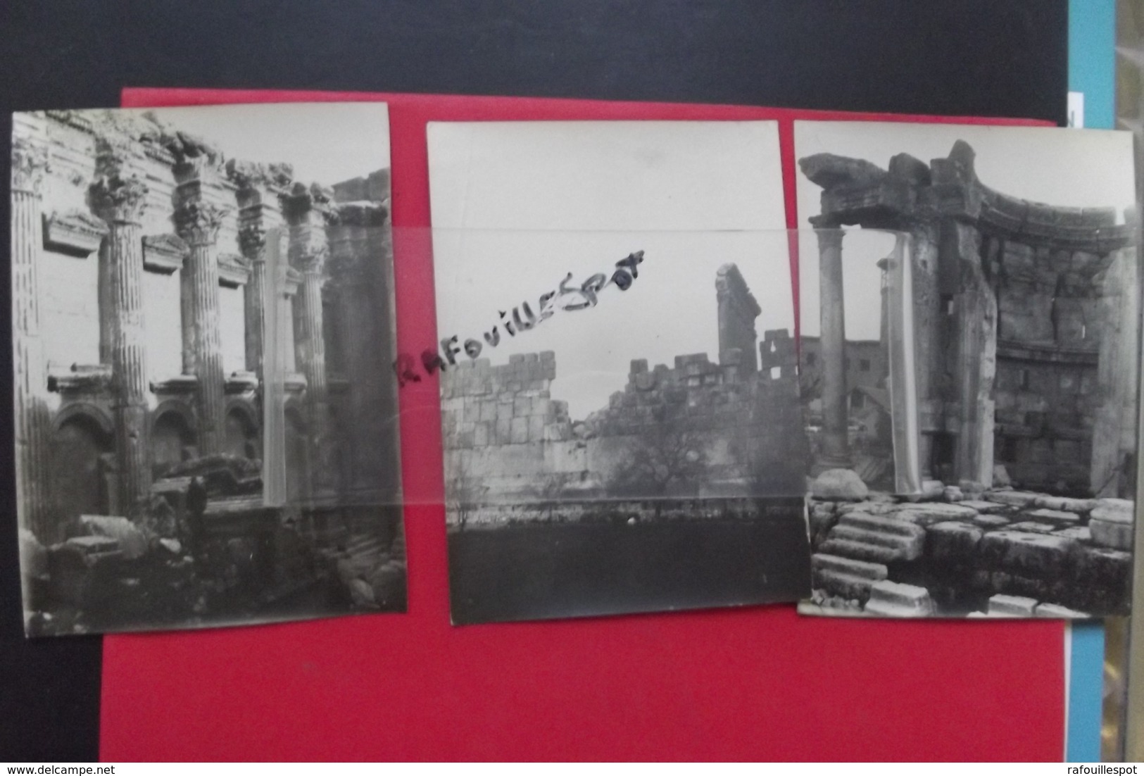 Photo Baalbek Temple De Bacchus , Venus , Jupiter Lot 9 Photos - Libanon