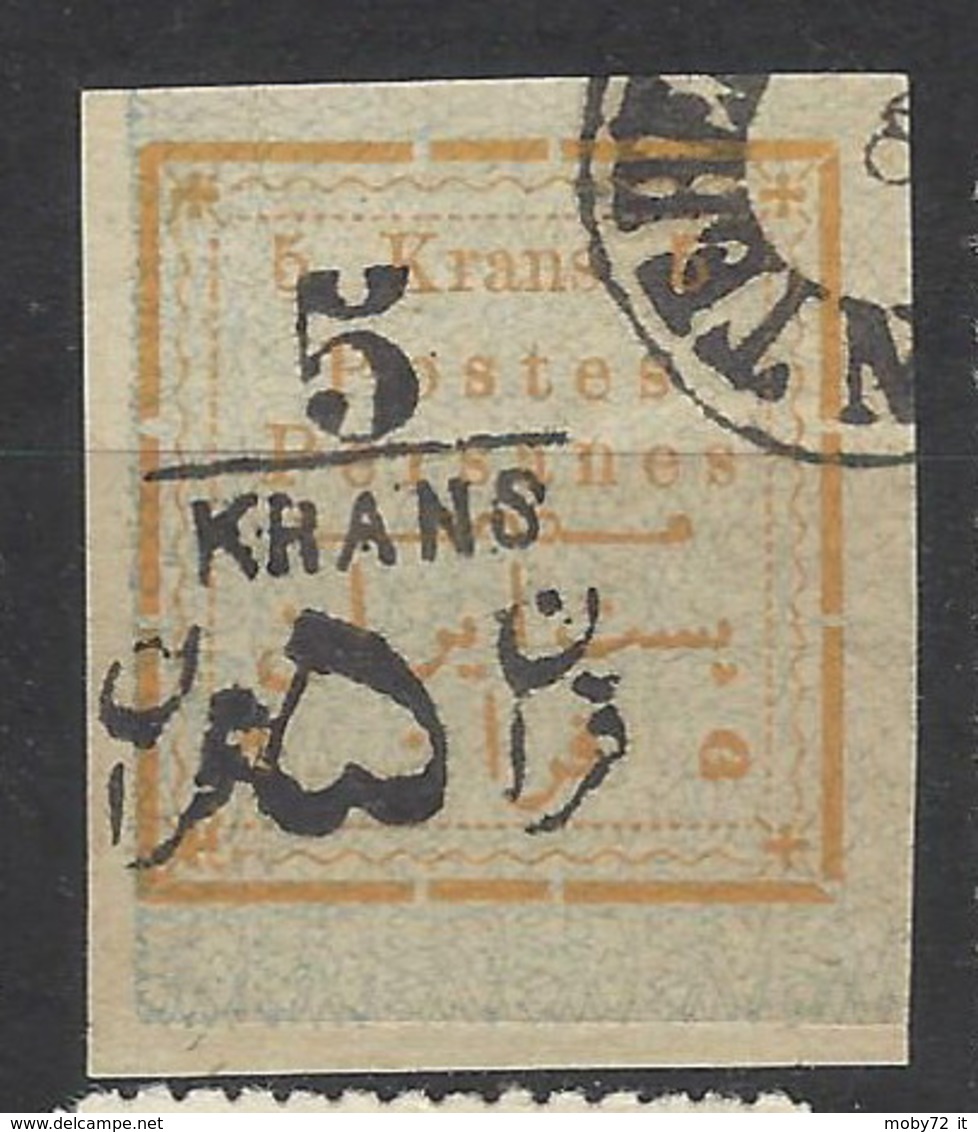 Persia - 1902 - Usato/used - Sovrastampati - Mi N. 160 - Iran