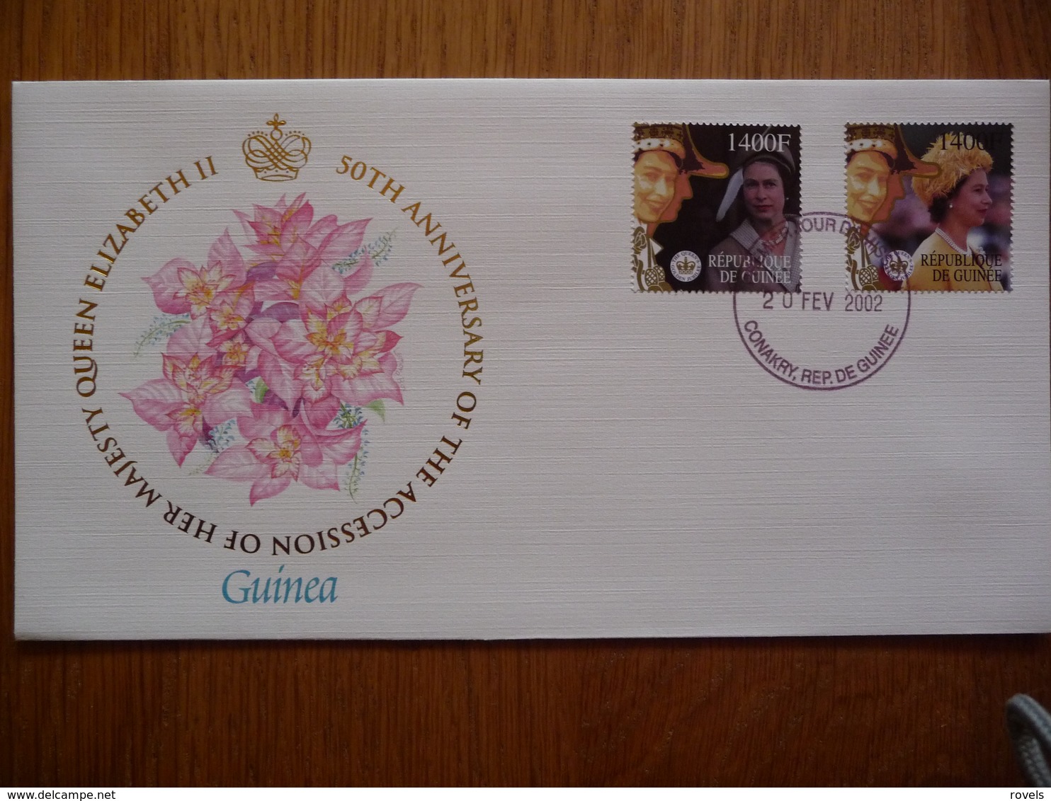 (D) Papua New Guinea FDC 50thANNIVERSARYBOF THE ASSESSOIN OF HER MAJESTY QUEEN ELIZABETH II - Papouasie-Nouvelle-Guinée