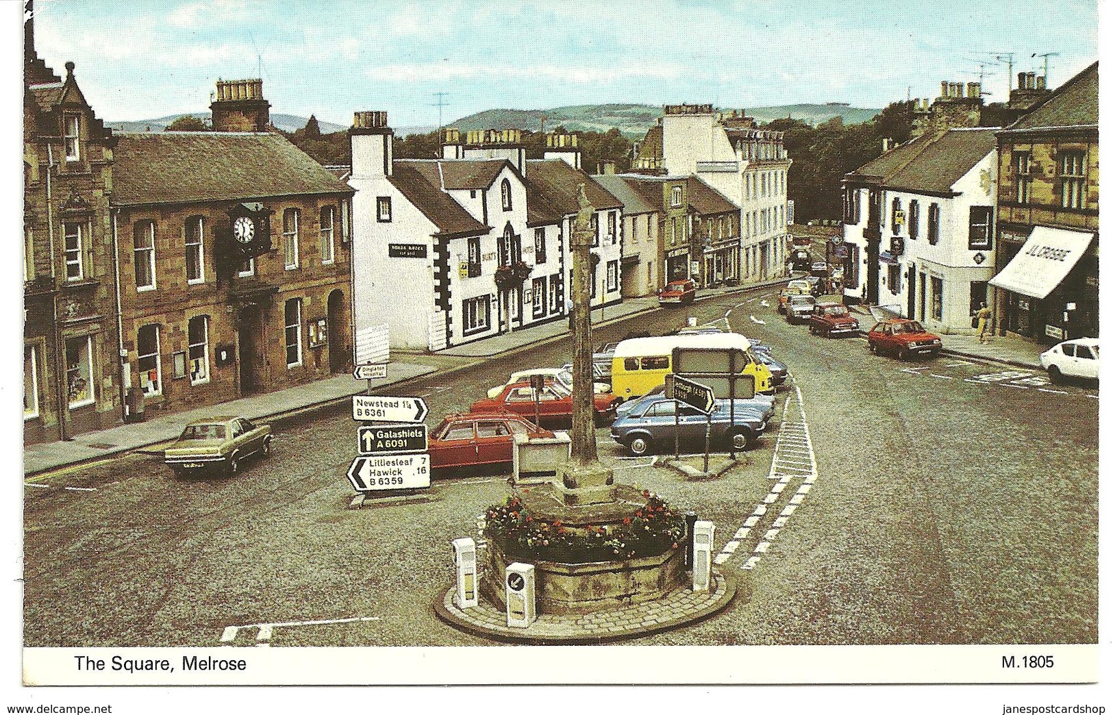 THE SQUARE - MELROSE - ROXBURGHSHIRE - 1970s/1980s PRODUCED BY DENNIS - Roxburghshire