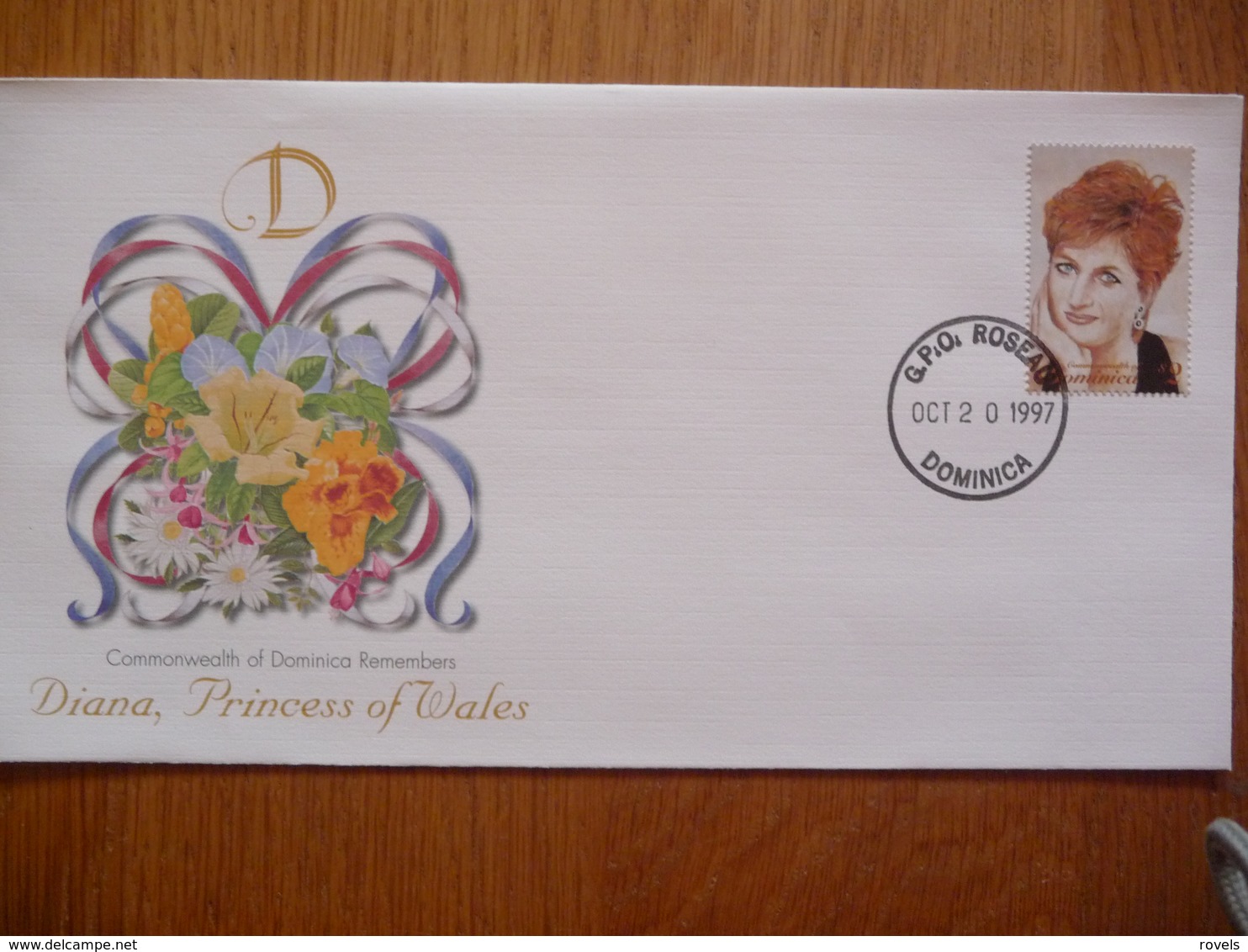 (D) DOMINICA FDC 1997 Diana, Princess Of Wales - Dominica (1978-...)