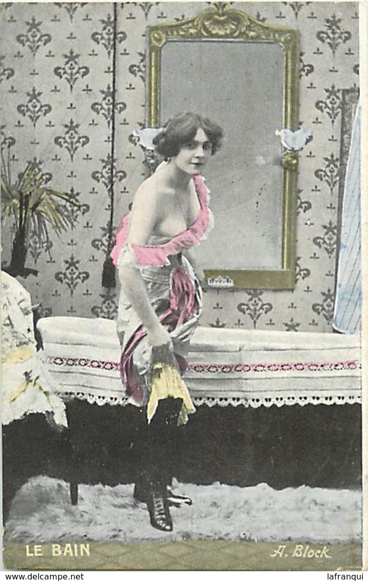 Themes Div-ref Y578- Femmes - Femme - La Toilette - Le Bain  - Carte Bon Etat - - Femmes