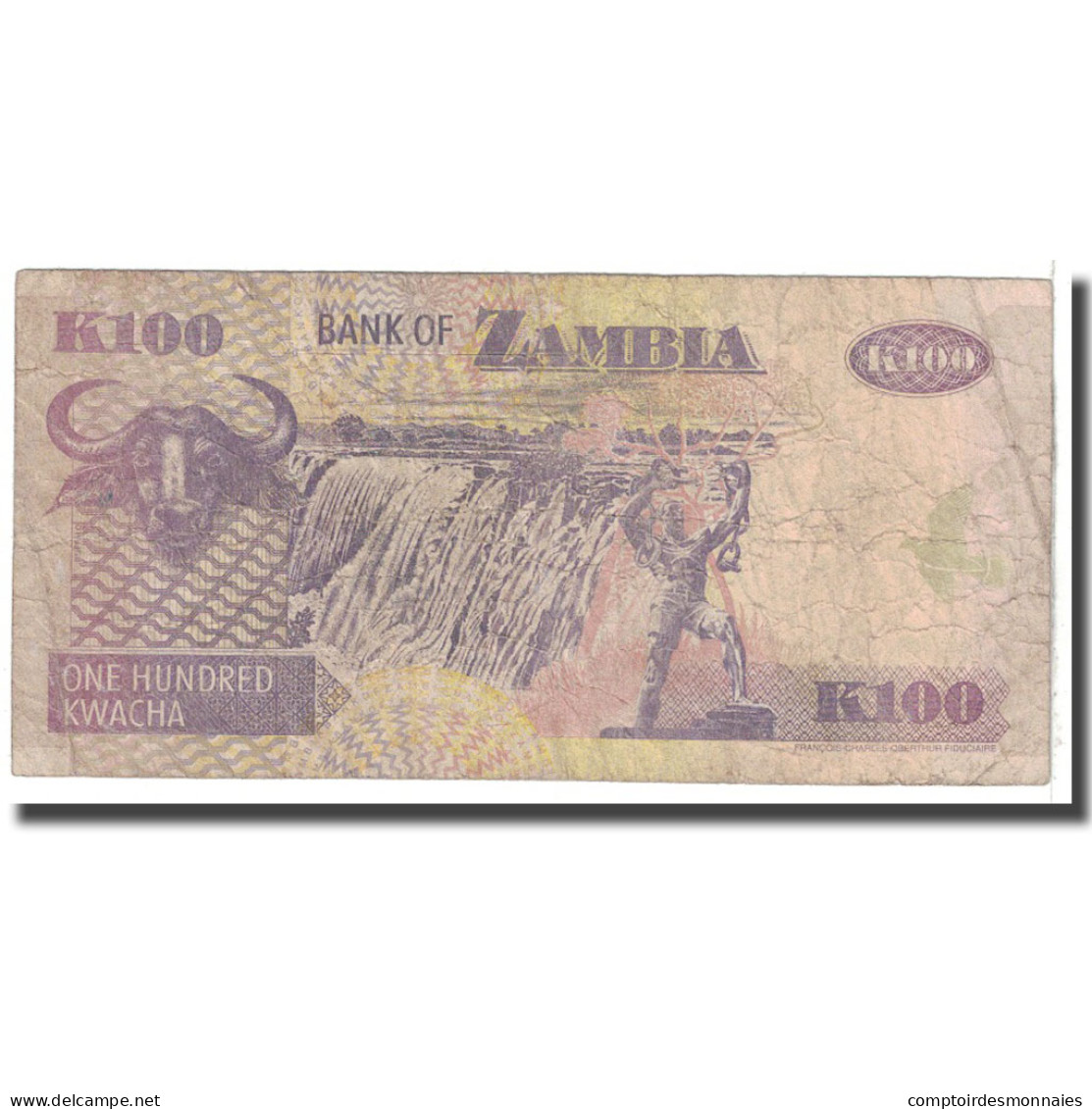 Billet, Zambie, 100 Kwacha, 2006, KM:38f, B - Zambie