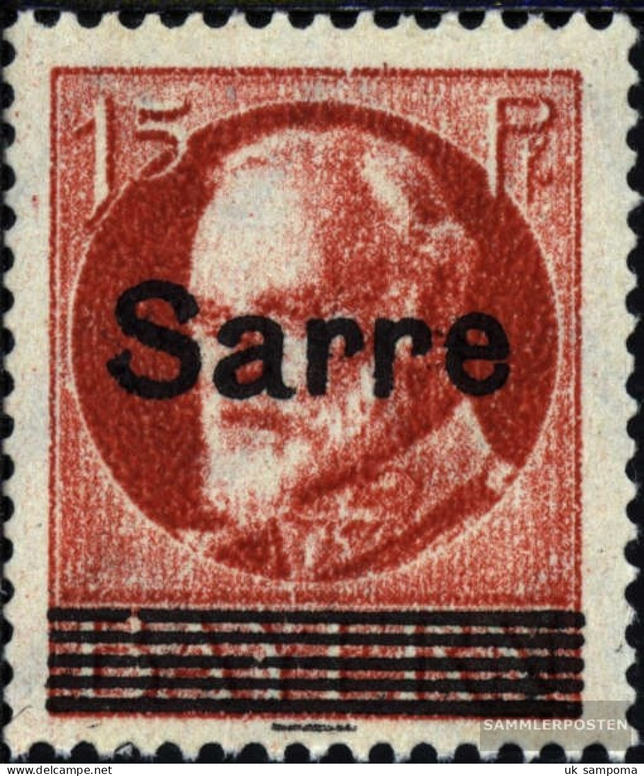 Saar 20b With Hinge 1920 King Ludwig - Unused Stamps