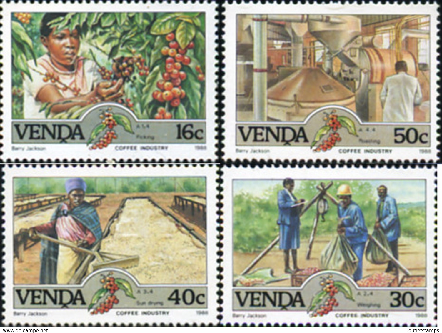 Ref. 294766 * NEW *  - VENDA . 1988. INDUSTRIA DEL CAFE - Venda