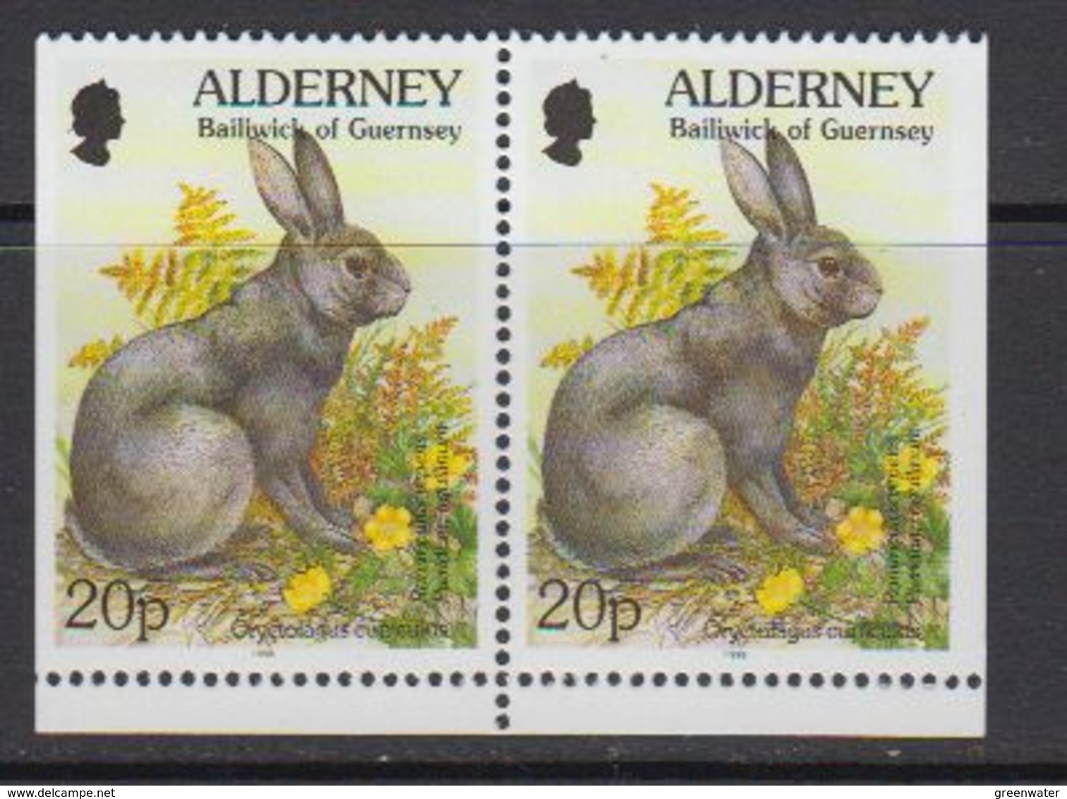 Alderney 1998 Fauna 2v From Booklet   ** Mnh (41316K) - Alderney