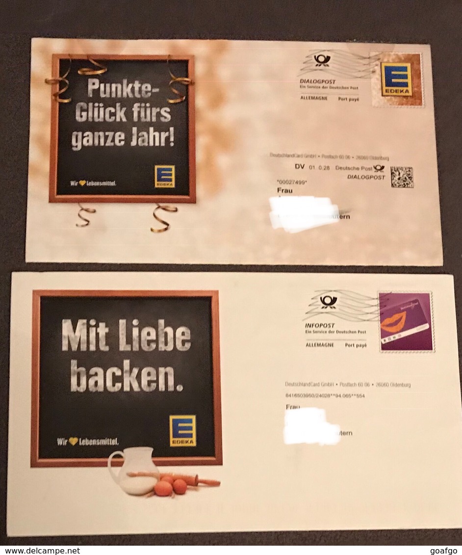 Dialogpost  EDEKA  26060 Oldenburg , Mit Liebe Backen, Punkte Glück Fürs Ganze Jahr - Briefe U. Dokumente