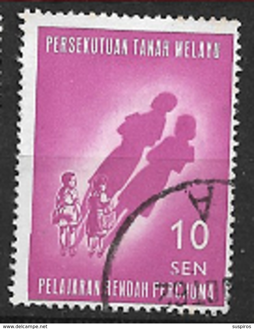 MALASIA FEDERATION 1962 Free Primary Education - Introduced January 1962   USED - Fédération De Malaya