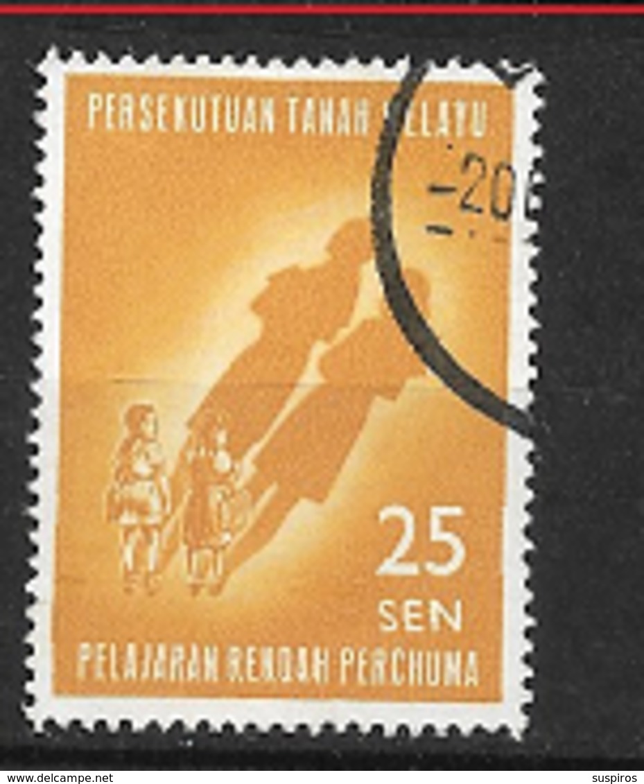 MALASIA FEDERATION 1962 Free Primary Education - Introduced January 1962   USED - Fédération De Malaya