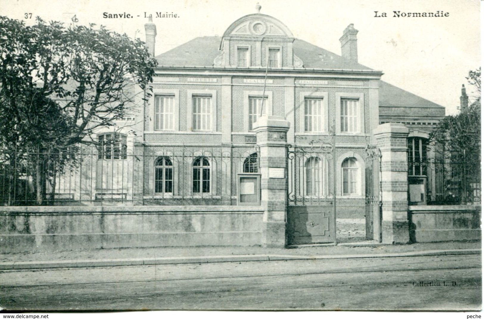 N°66305 -cpa Sanvic -la Mairie- - Other & Unclassified