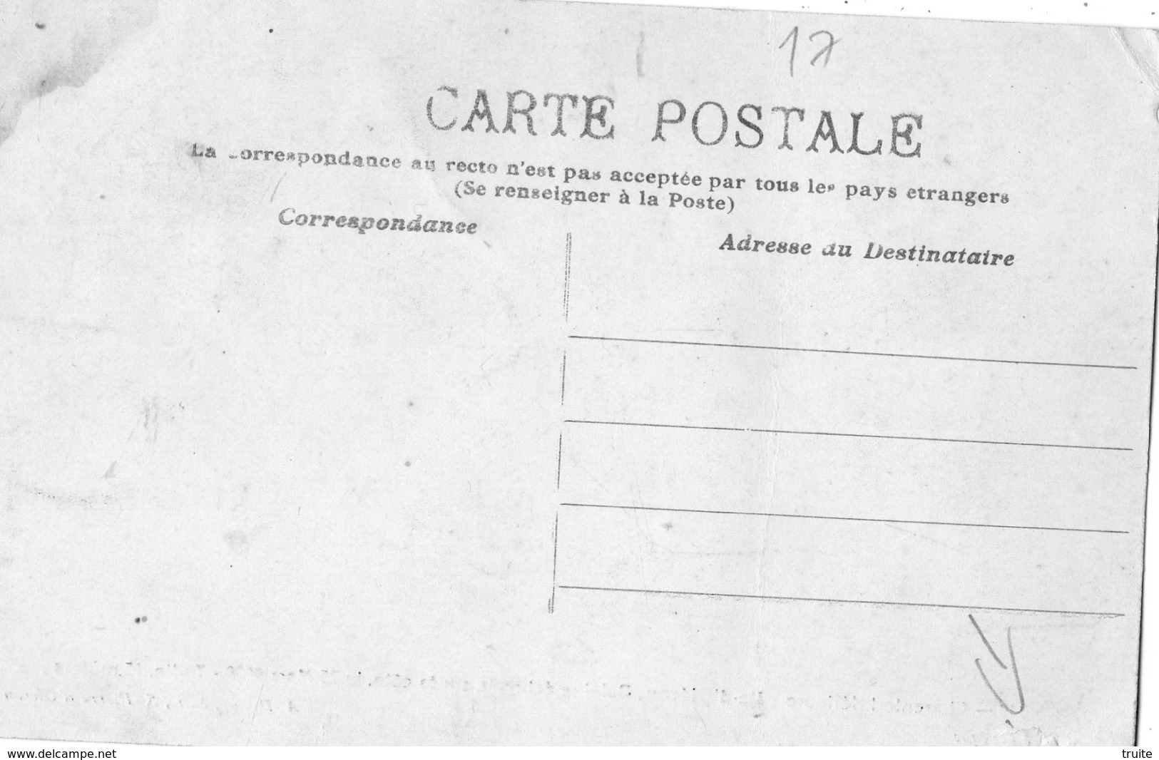 ILE D'OLERON BALEINE ECHOUEE SUR LA COTE LE 25/03/1909 TAILLE 15 METRES - Ile D'Oléron