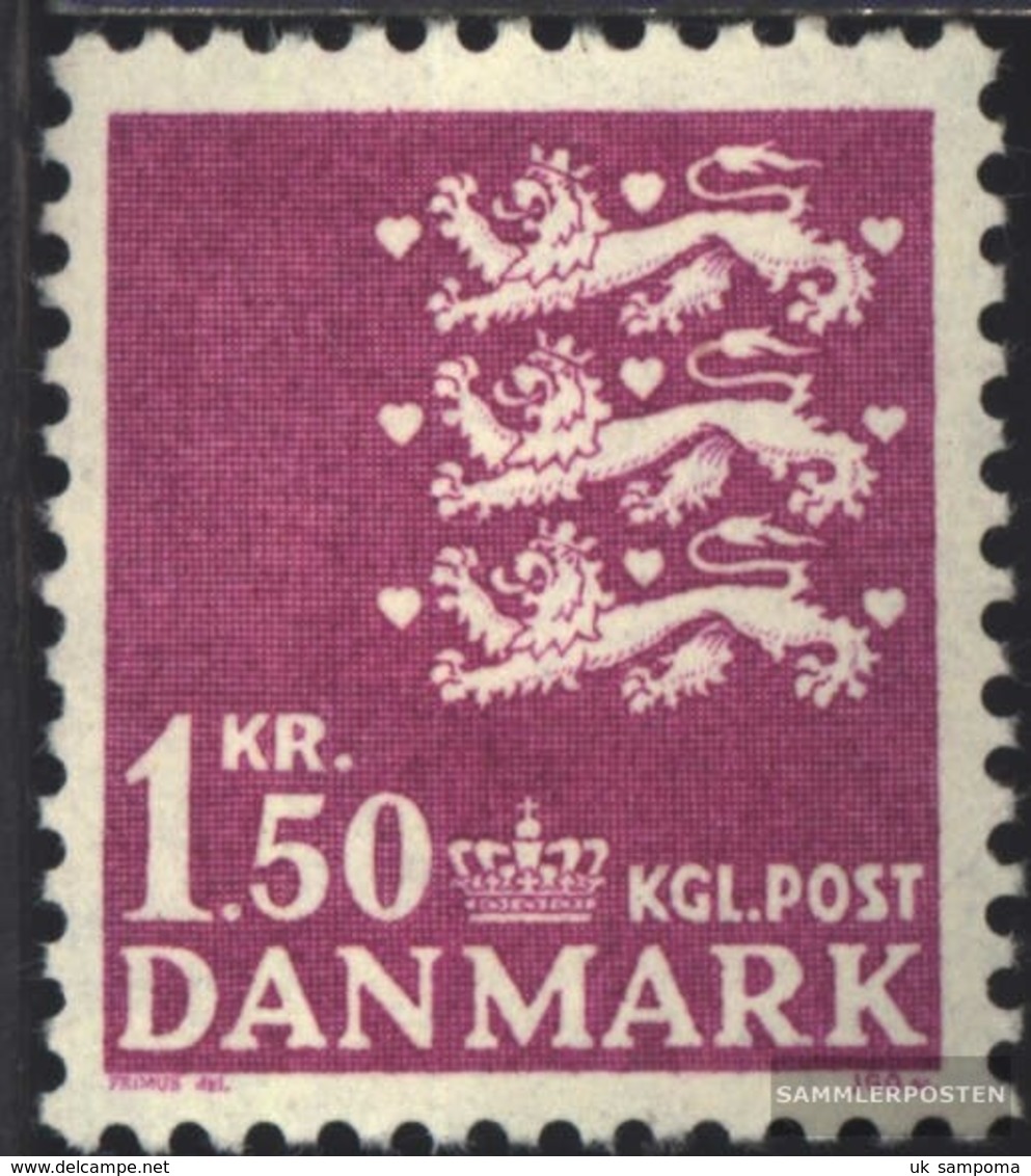 Denmark 402y Floureszierendes Paper Unmounted Mint / Never Hinged 1970 Imperial Crest - Unused Stamps