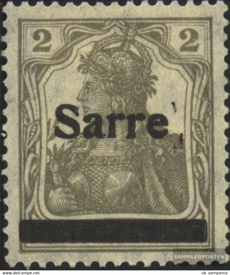 Saar 1I With Hinge 1920 Germania - Unused Stamps