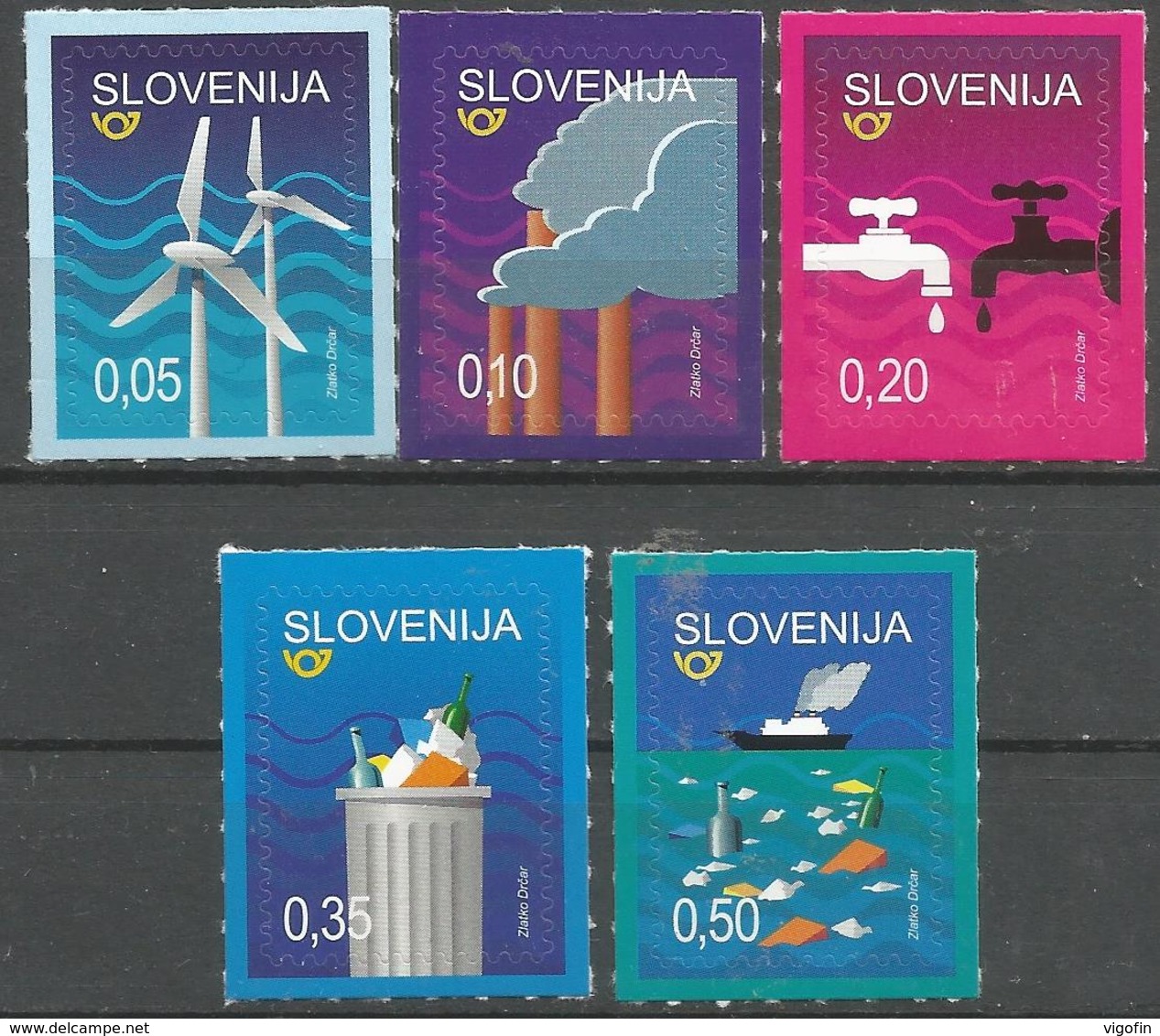 SI 2018-23 Save Nature, SLOVENIA, 1 X 5v, MNH - Slowenien