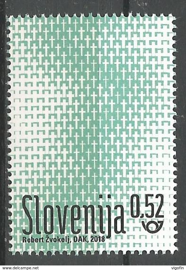 SI 2018-25 100A°I WW, SLOVENIA, 1 X 1v, MNH - Militaria