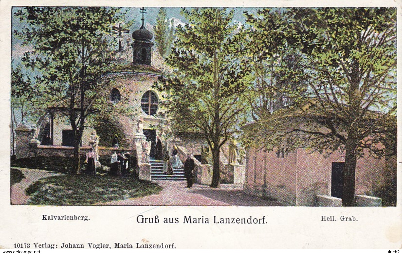 AK Maria-Lanzendorf - Gruß Aus Maria Lanzendorf - Kalvarienberg - Heil. Grab  (37690) - Bruck An Der Leitha