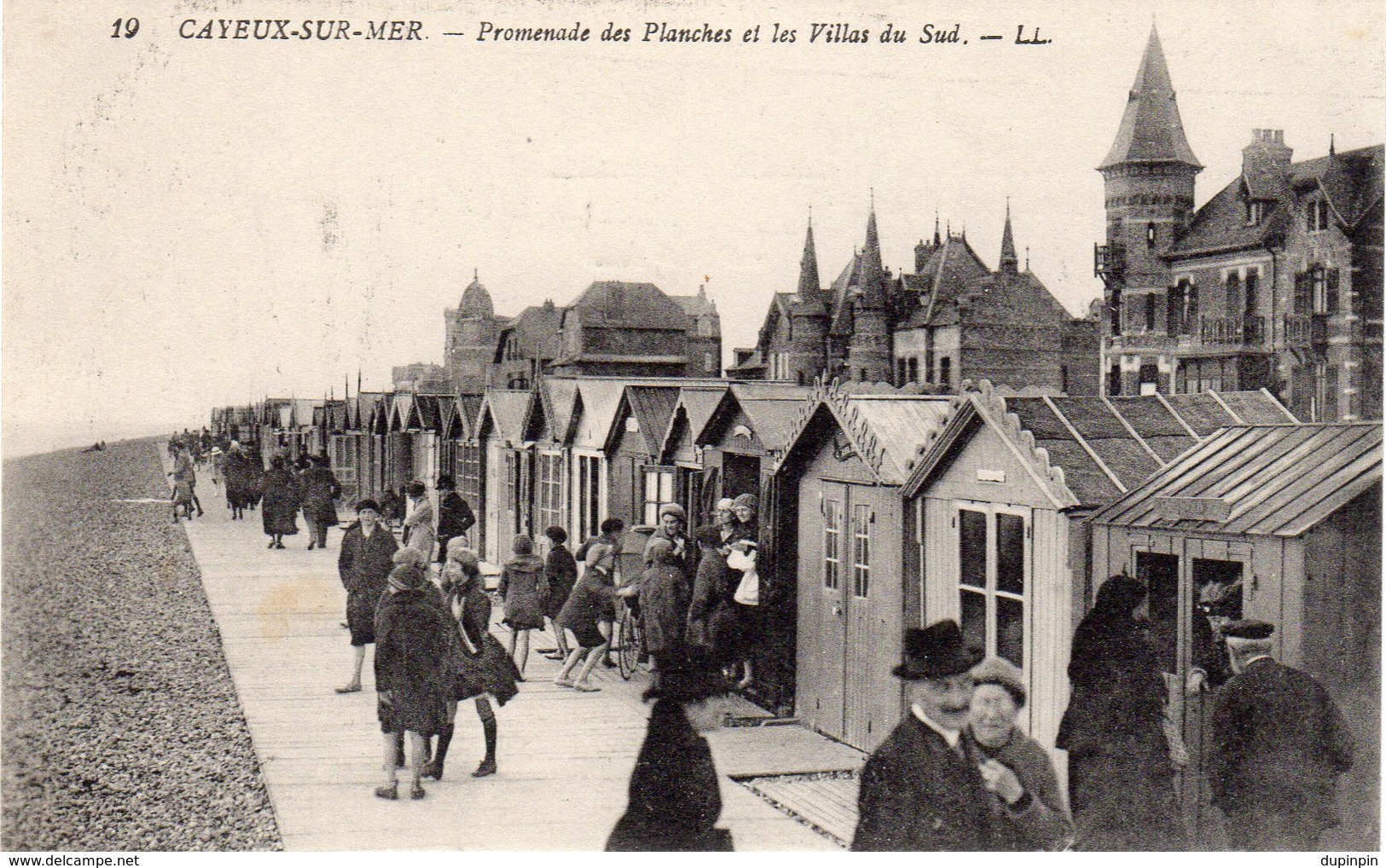 CAYEUX SUR MER - Promenade Des Planches Et Les Villas Sud - Cayeux Sur Mer